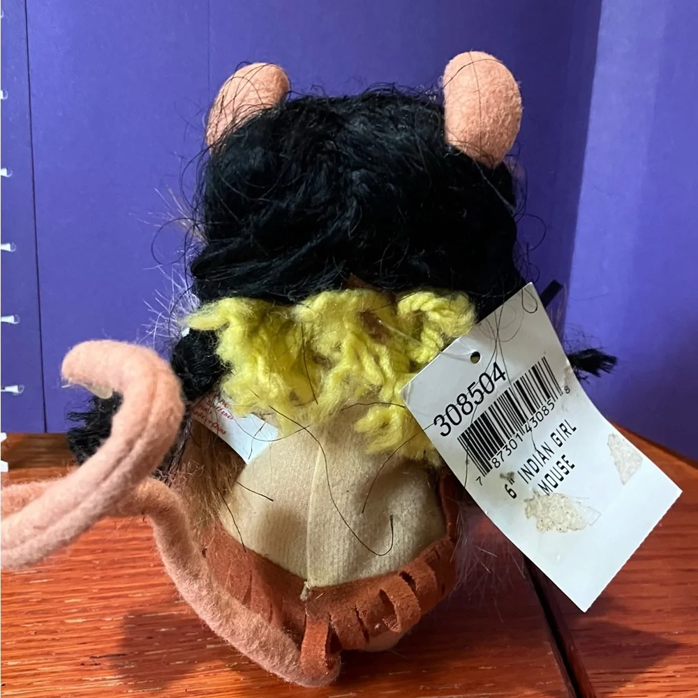 NEW with Tag Annalee 6” Indian Girl Mouse 308504